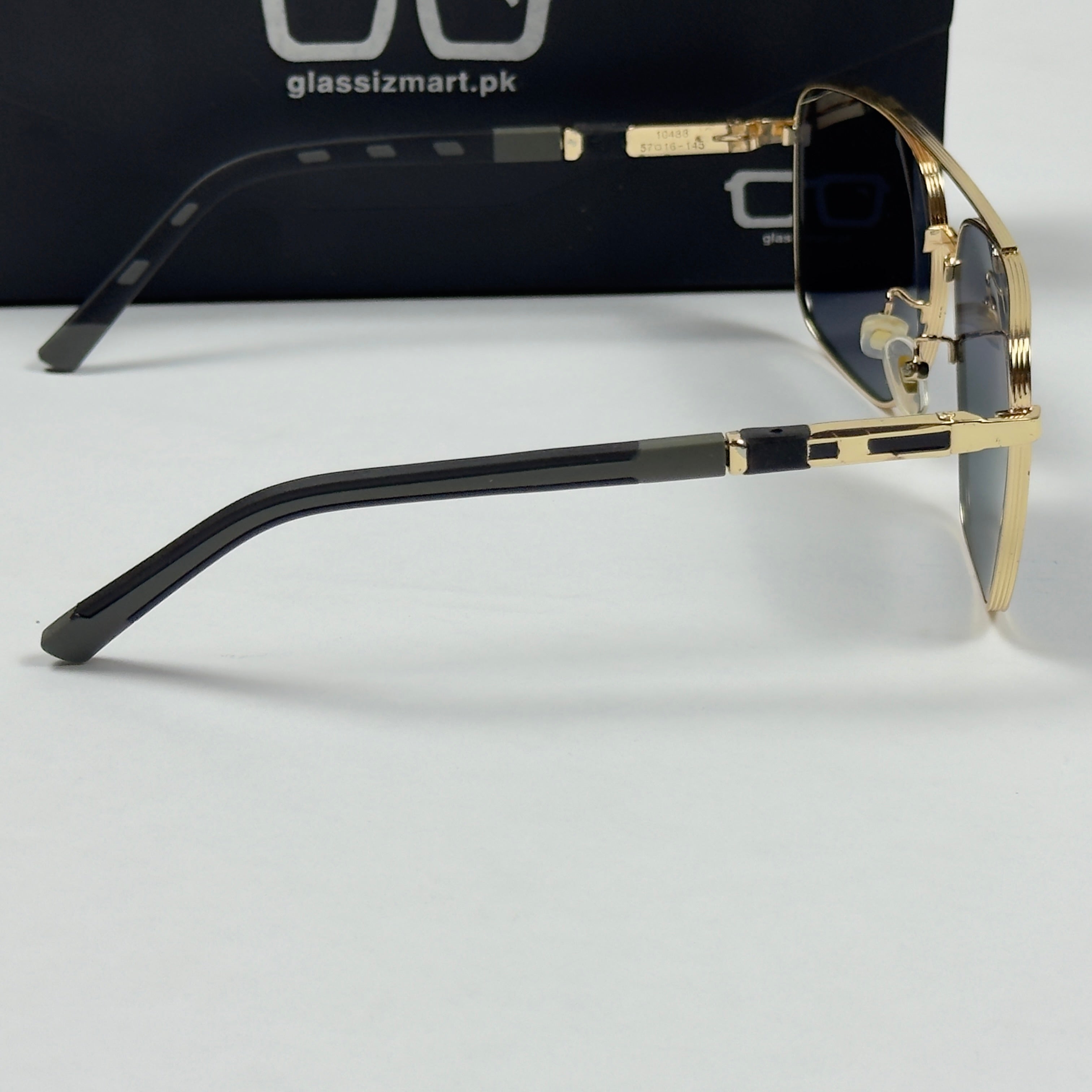 Dolce & Gabbana – 10488 – 57 – Golden Black – Metal – Sunglasses – Unisex