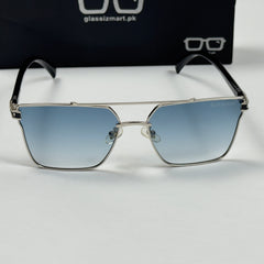 Burberry – 22088 – 64 – Silver Blue – Acetate – Sunglasses – Unisex
