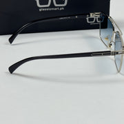 Burberry – 22088 – 64 – Silver Blue – Acetate – Sunglasses – Unisex