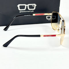 Prada – 112 - 59 – Golden Multi - Metal - Sunglasses – Unisex