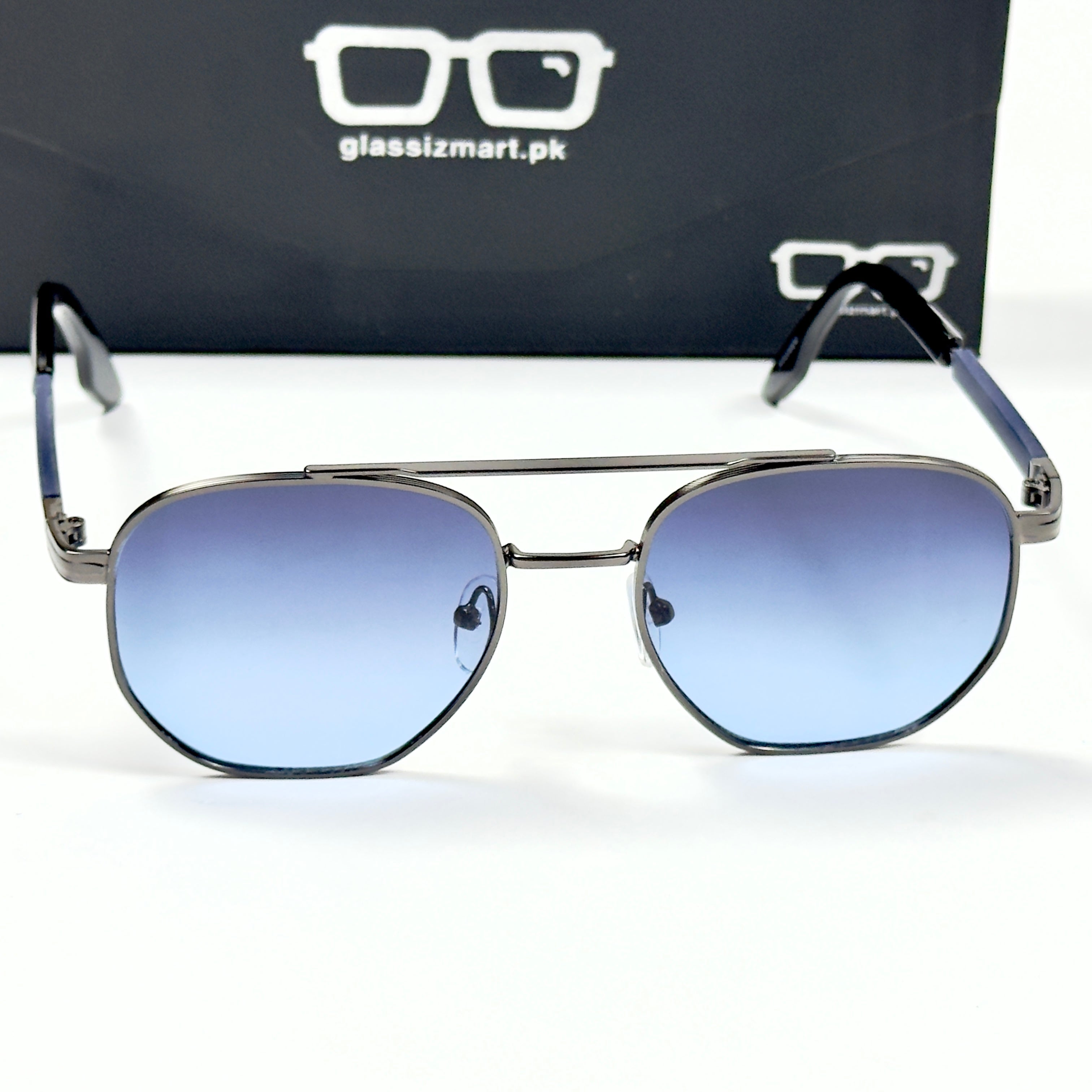 Louis Vuitton – 23004 – 64 – Grey Blue – Metal – Sunglasses – Unisex