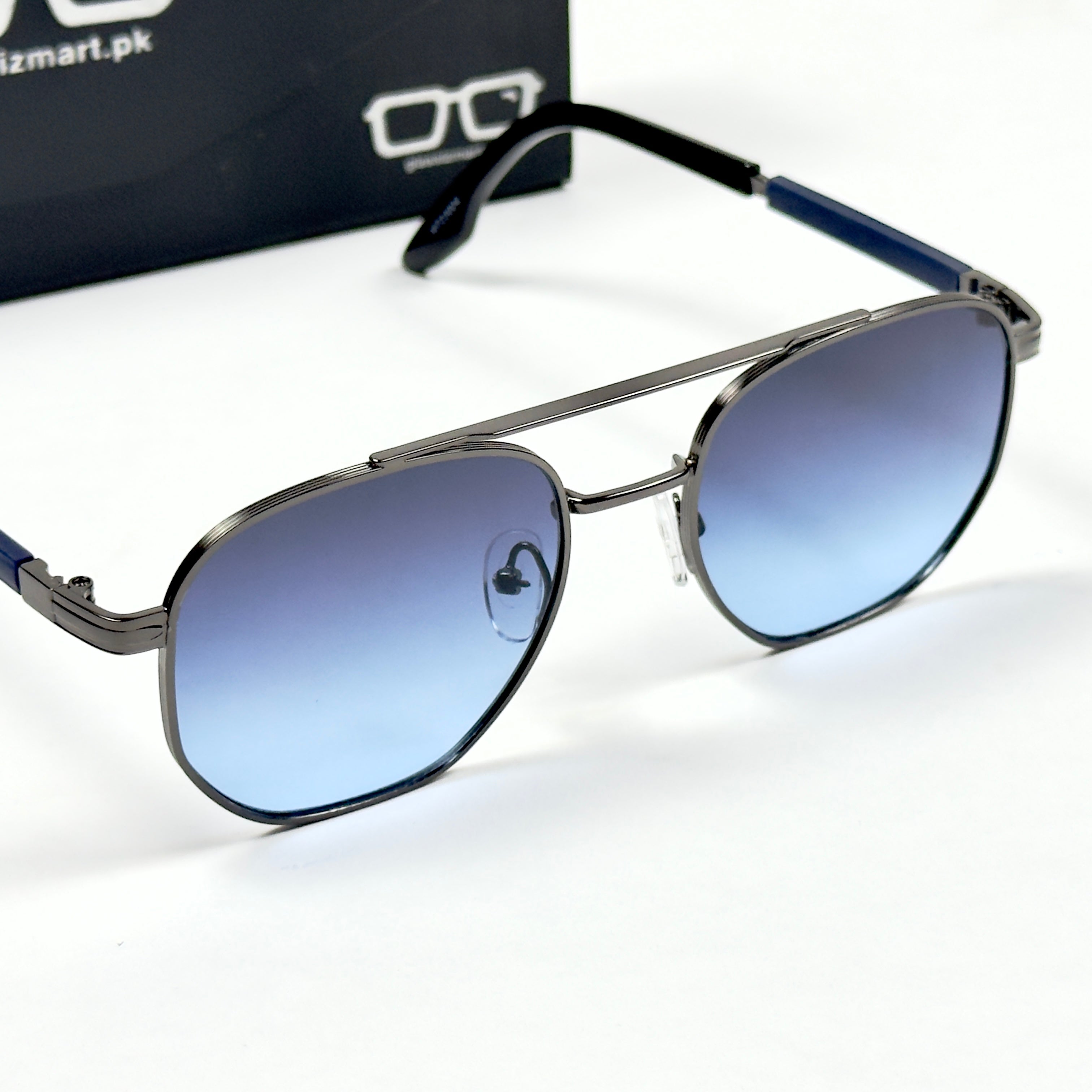 Louis Vuitton – 23004 – 64 – Grey Blue – Metal – Sunglasses – Unisex