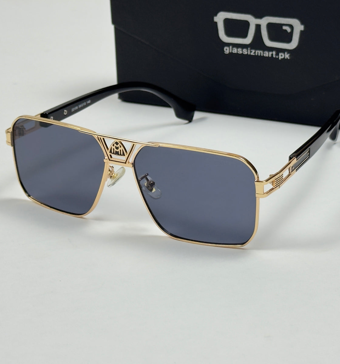 Maybach – 22106 – 58 – Golden Black – Metal – Sunglasses – Unisex
