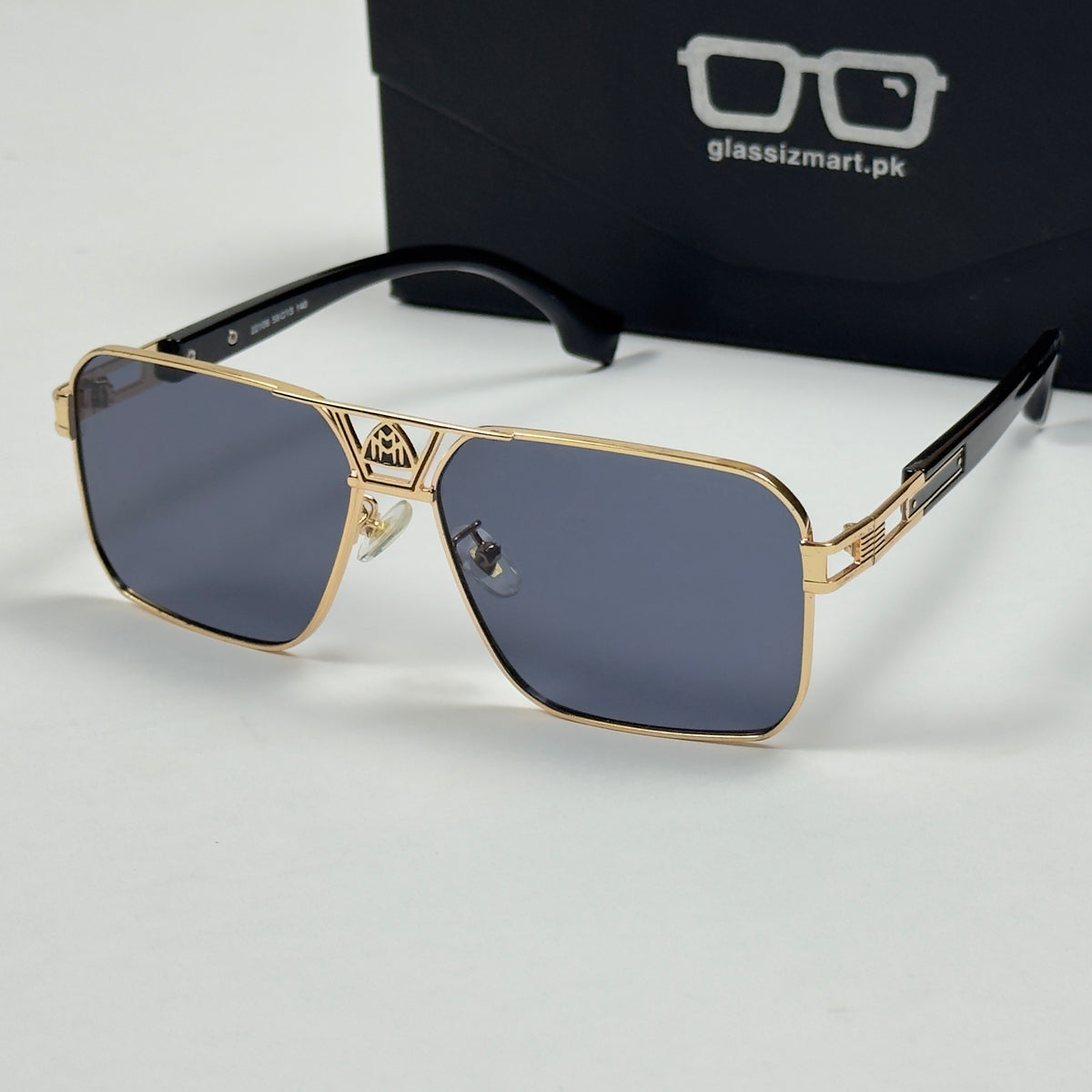 Maybach – 22106 – 58 – Golden Black – Metal – Sunglasses – Unisex