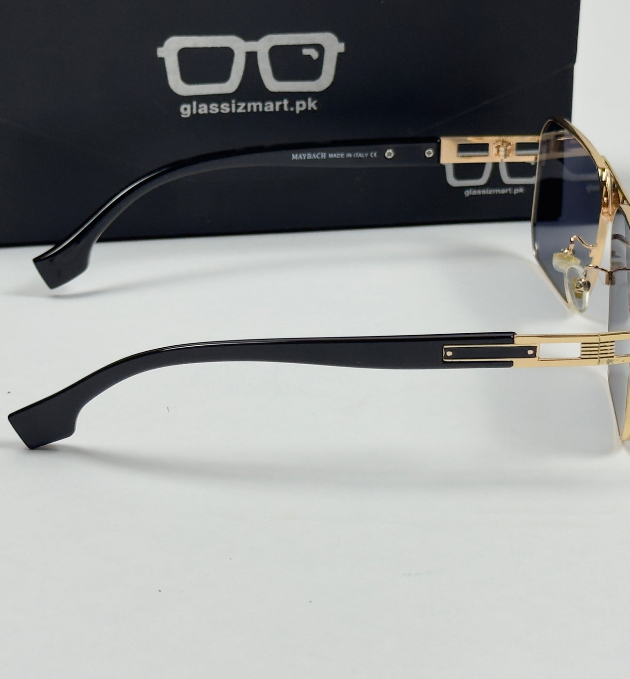 Maybach – 22106 – 58 – Golden Black – Metal – Sunglasses – Unisex