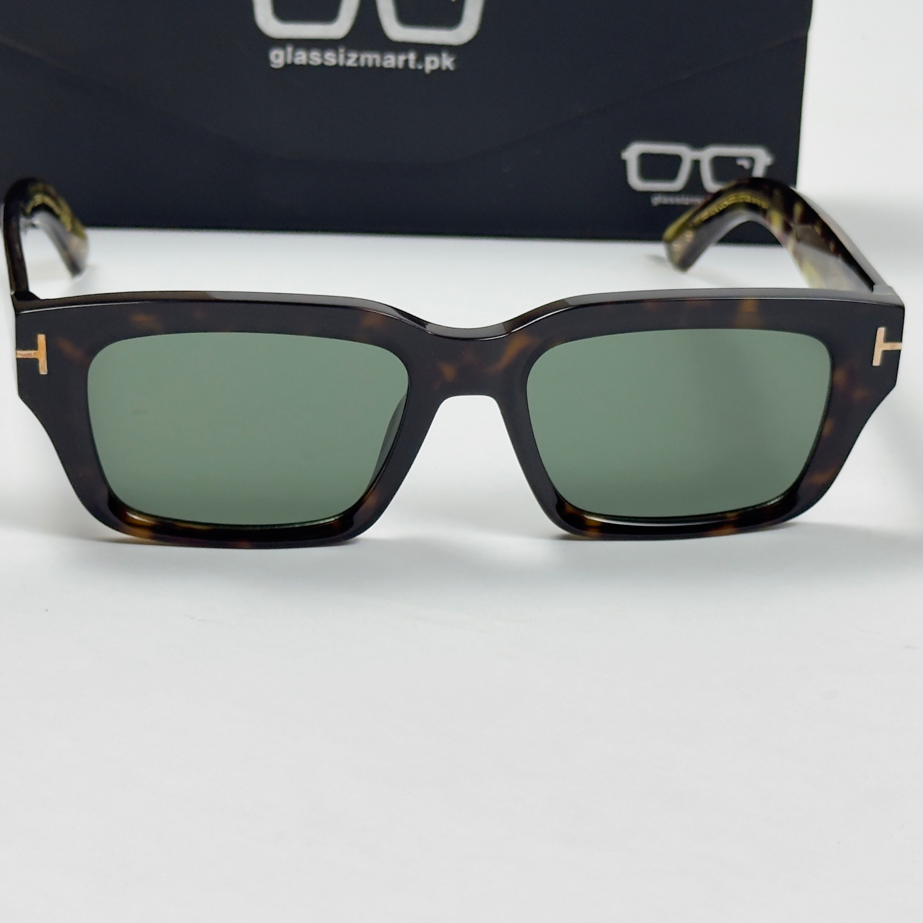 Tom Ford – 120S – 54 – Tortoise Green –  Acetate - Sunglasses – Unisex - Premium