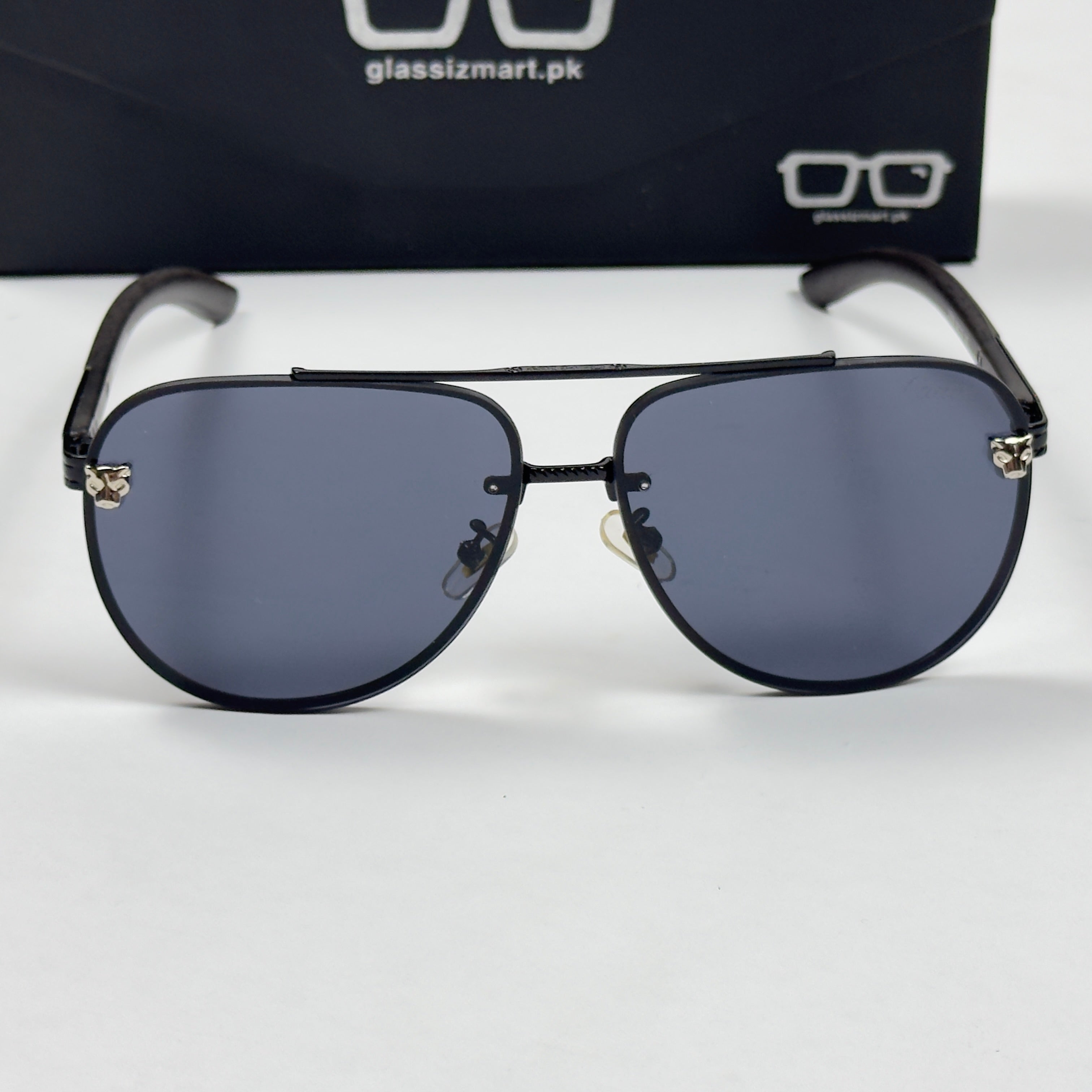 Cartier – 23058 – 59 – Black – Metal – Sunglasses – Unisex