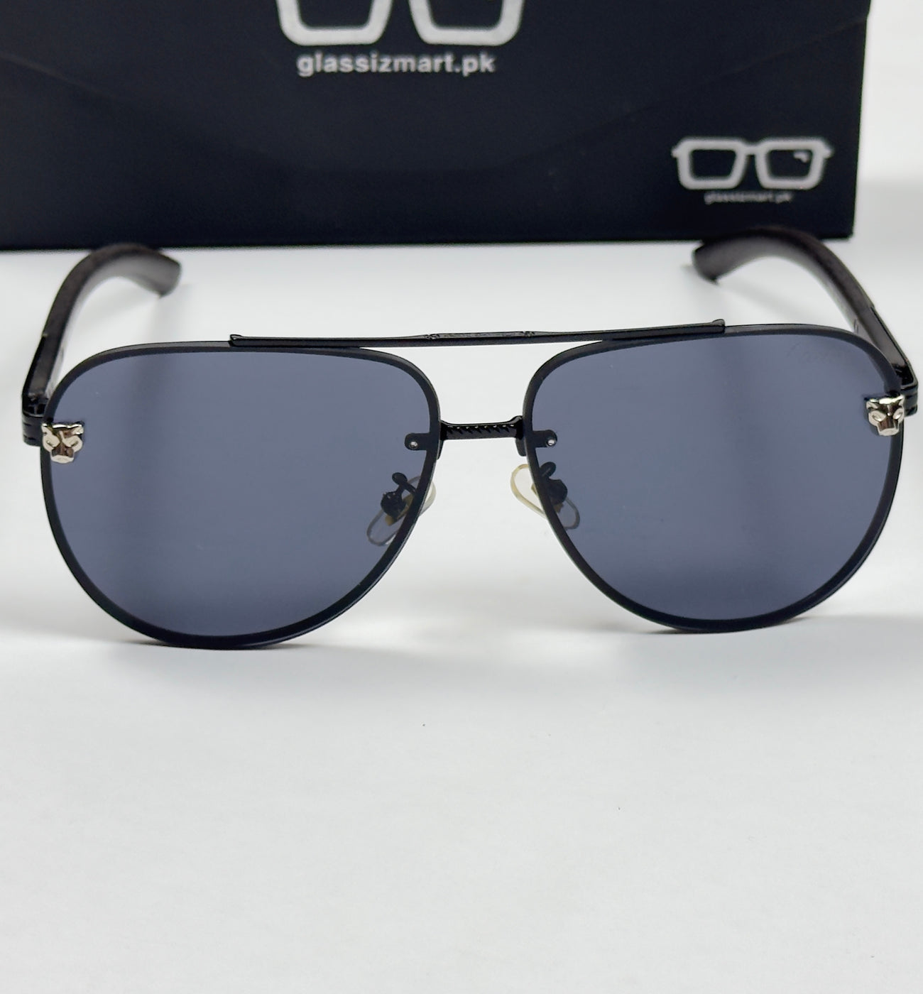 Cartier – 23058 – 59 – Black – Metal – Sunglasses – Unisex