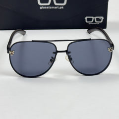 Cartier – 23058 – 59 – Black – Metal – Sunglasses – Unisex