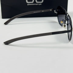 Cartier – 23058 – 59 – Black – Metal – Sunglasses – Unisex