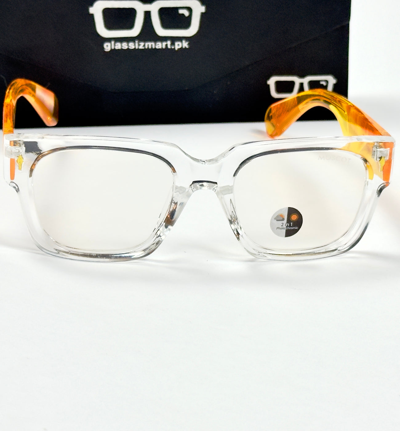 Moscot – P391 - 50 - Transparent Yellow – Acetate – Optics - Unisex (Transition)