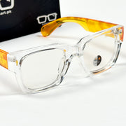 Moscot – P391 - 50 - Transparent Yellow – Acetate – Optics - Unisex (Transition)