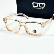 Moscot – P318 - 50 - Transparent Orange – Acetate – Optics - Unisex (Transition)