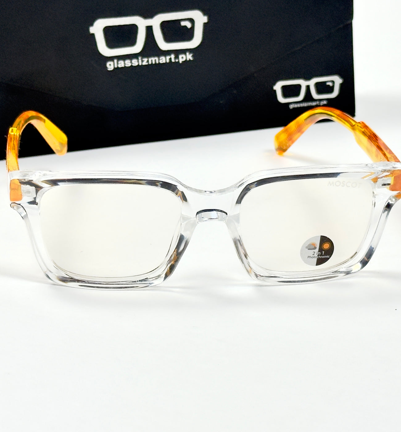 Moscot – P318 - 50 - Transparent Yellow – Acetate – Optics - Unisex (Transition)