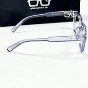 Moscot – P318 - 50 - Transparent Blue – Acetate – Optics - Unisex (Transition)