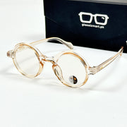 Moscot – P336 - 46 - Transparent Orange – Acetate – Optics - Unisex (Transition)