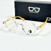 Moscot – P336 - 46 - Transparent Yellow – Acetate – Optics - Unisex (Transition)