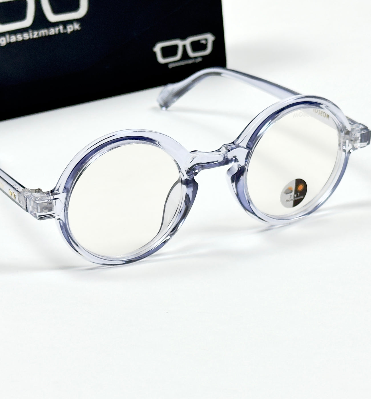 Moscot – P336 - 46 - Transparent Blue – Acetate – Optics - Unisex (Transition)