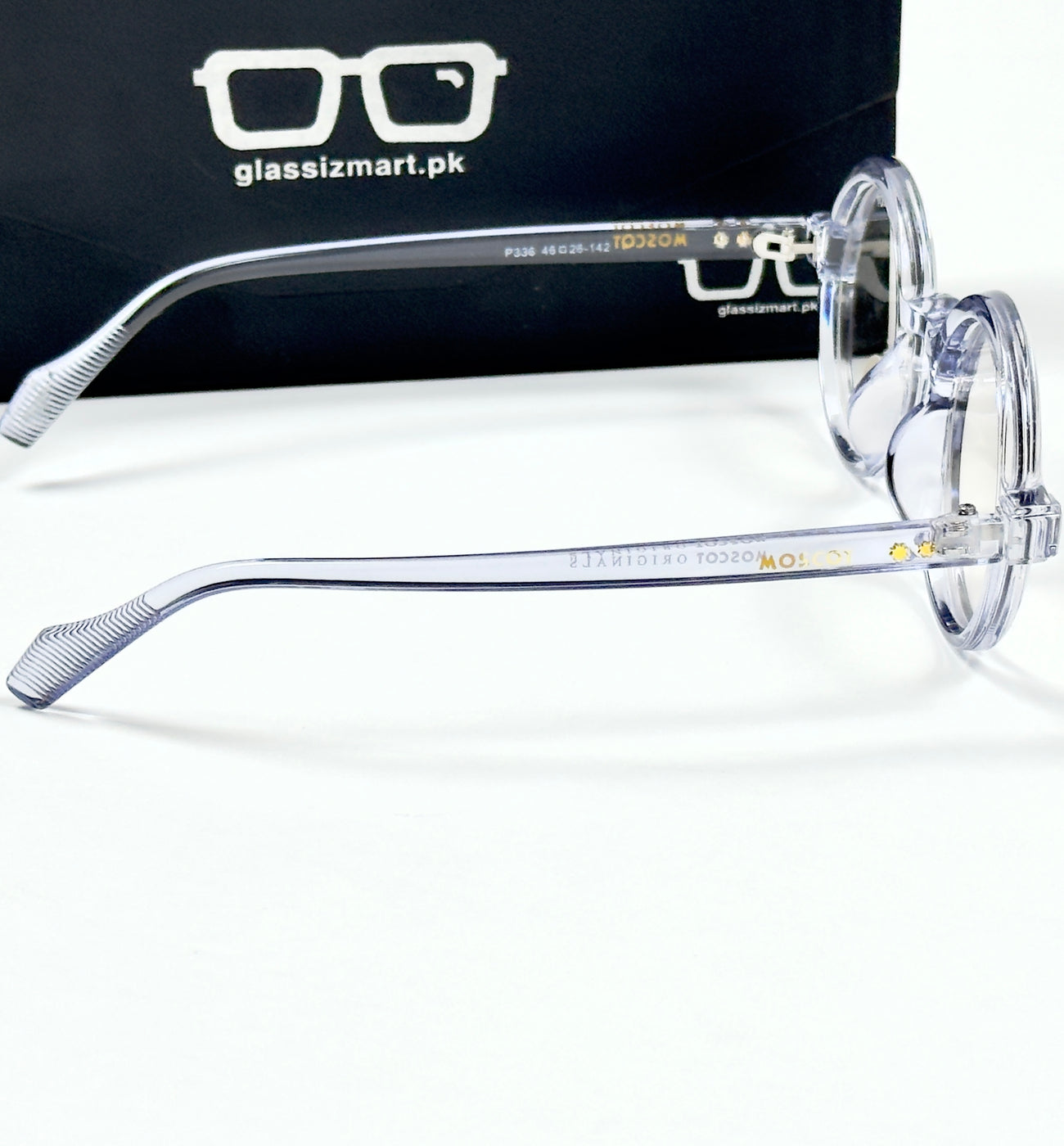 Moscot – P336 - 46 - Transparent Blue – Acetate – Optics - Unisex (Transition)