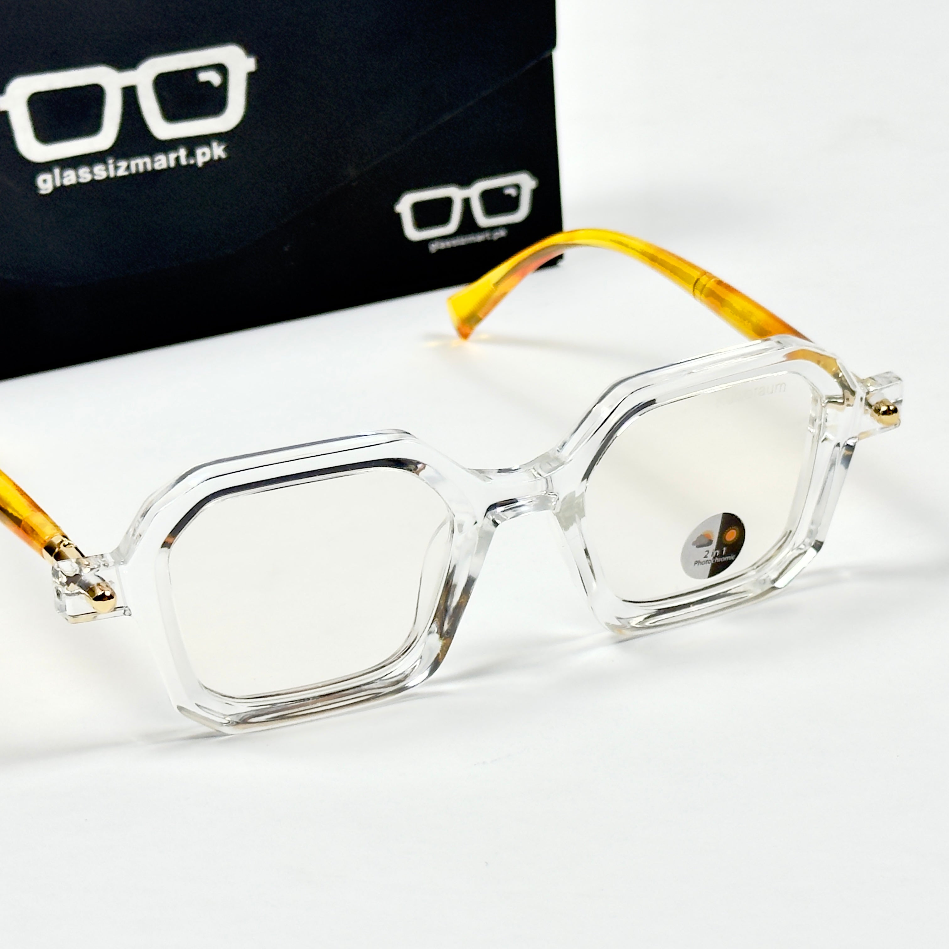 Moscot – P365 - 47 - Transparent Yellow – Acetate – Optics - Unisex (Transition)