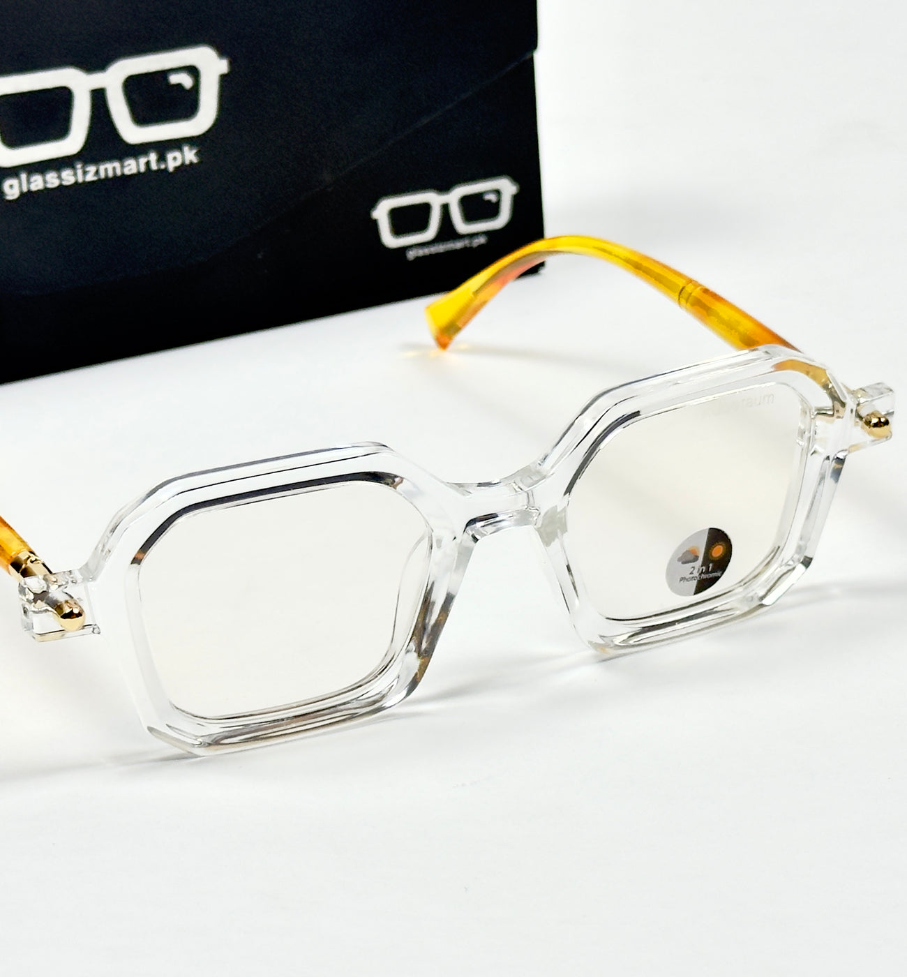 Moscot – P365 - 47 - Transparent Yellow – Acetate – Optics - Unisex (Transition)
