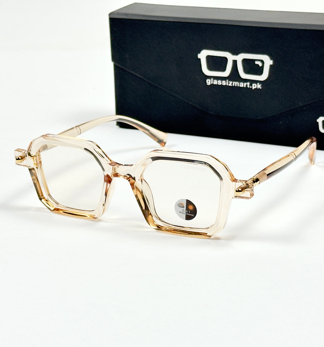 Moscot – P365 - 47 - Transparent Orange – Acetate – Optics - Unisex (Transition)