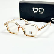 Moscot – P365 - 47 - Transparent Orange – Acetate – Optics - Unisex (Transition)