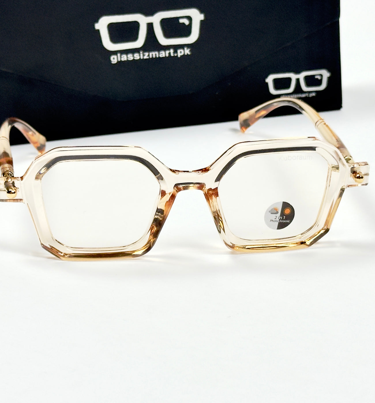 Moscot – P365 - 47 - Transparent Orange – Acetate – Optics - Unisex (Transition)