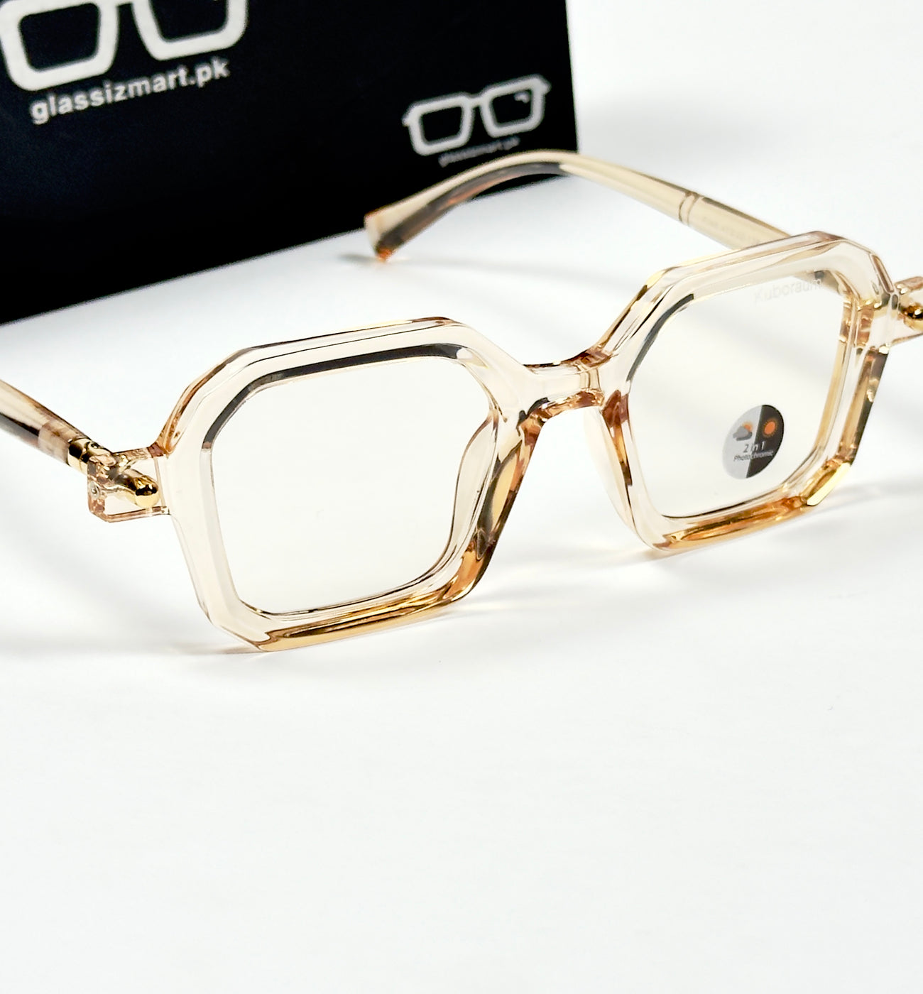 Moscot – P365 - 47 - Transparent Orange – Acetate – Optics - Unisex (Transition)