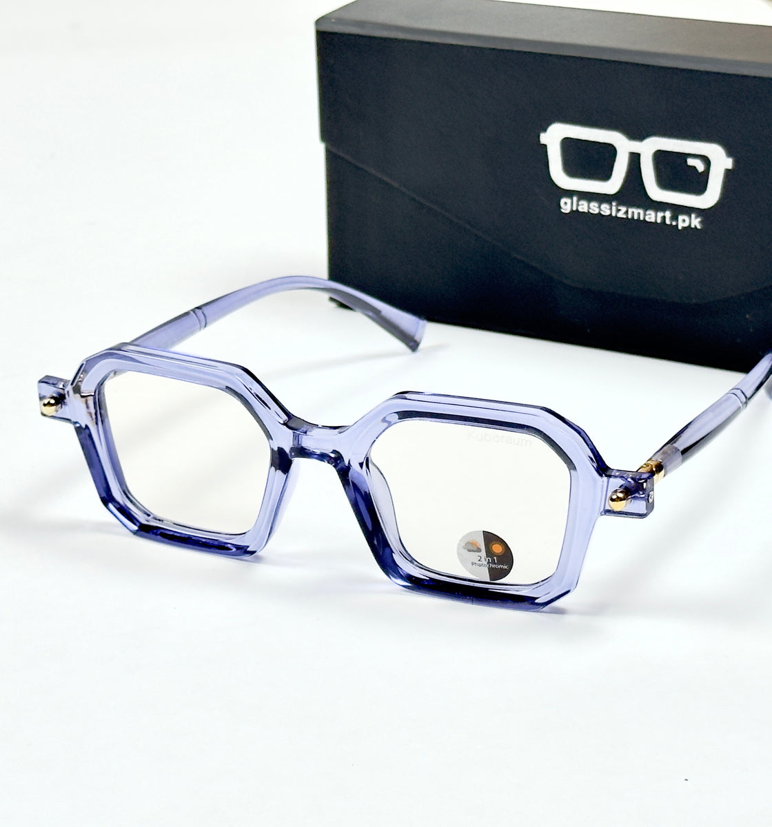 Moscot – P365 - 47 - Transparent Blue – Acetate – Optics - Unisex (Transition)