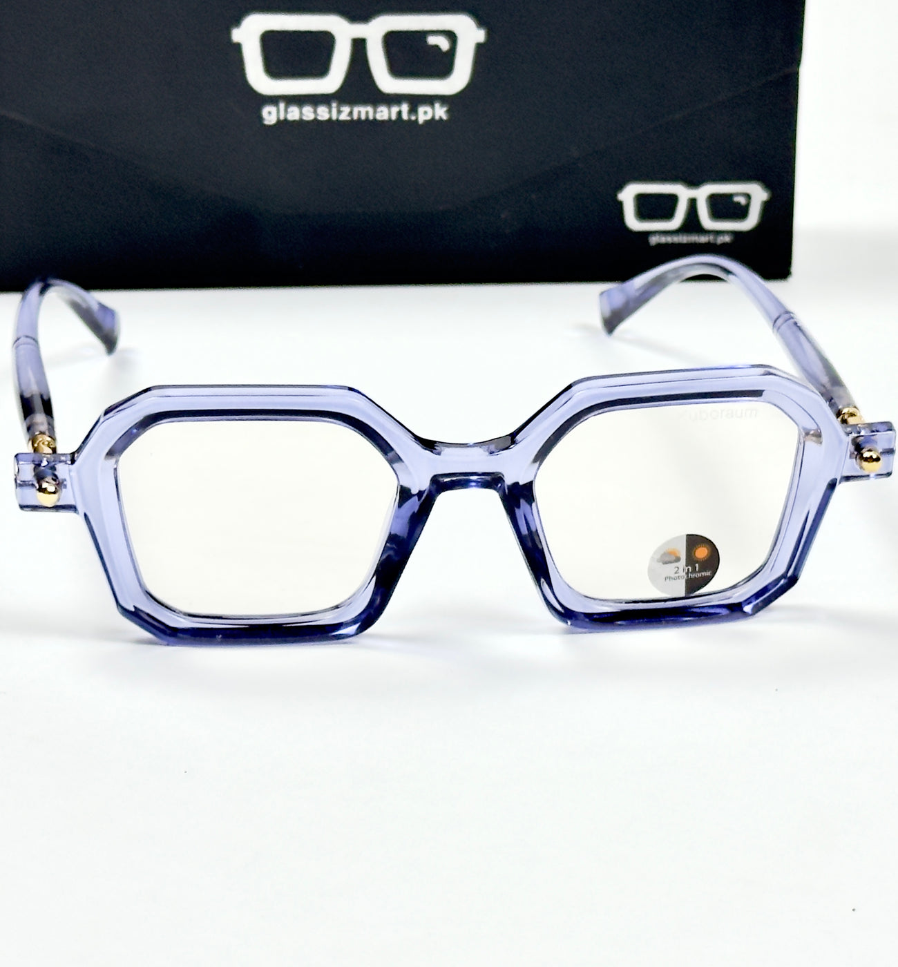 Moscot – P365 - 47 - Transparent Blue – Acetate – Optics - Unisex (Transition)