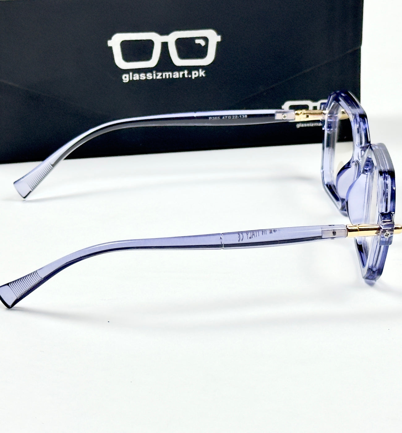 Moscot – P365 - 47 - Transparent Blue – Acetate – Optics - Unisex (Transition)