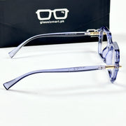 Moscot – P365 - 47 - Transparent Blue – Acetate – Optics - Unisex (Transition)