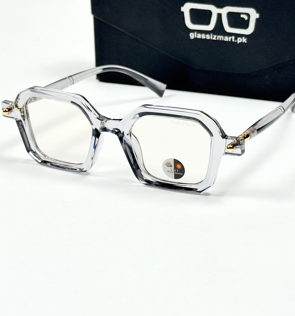 Moscot – P365 - 47 - Transparent Grey – Acetate – Optics - Unisex (Transition)