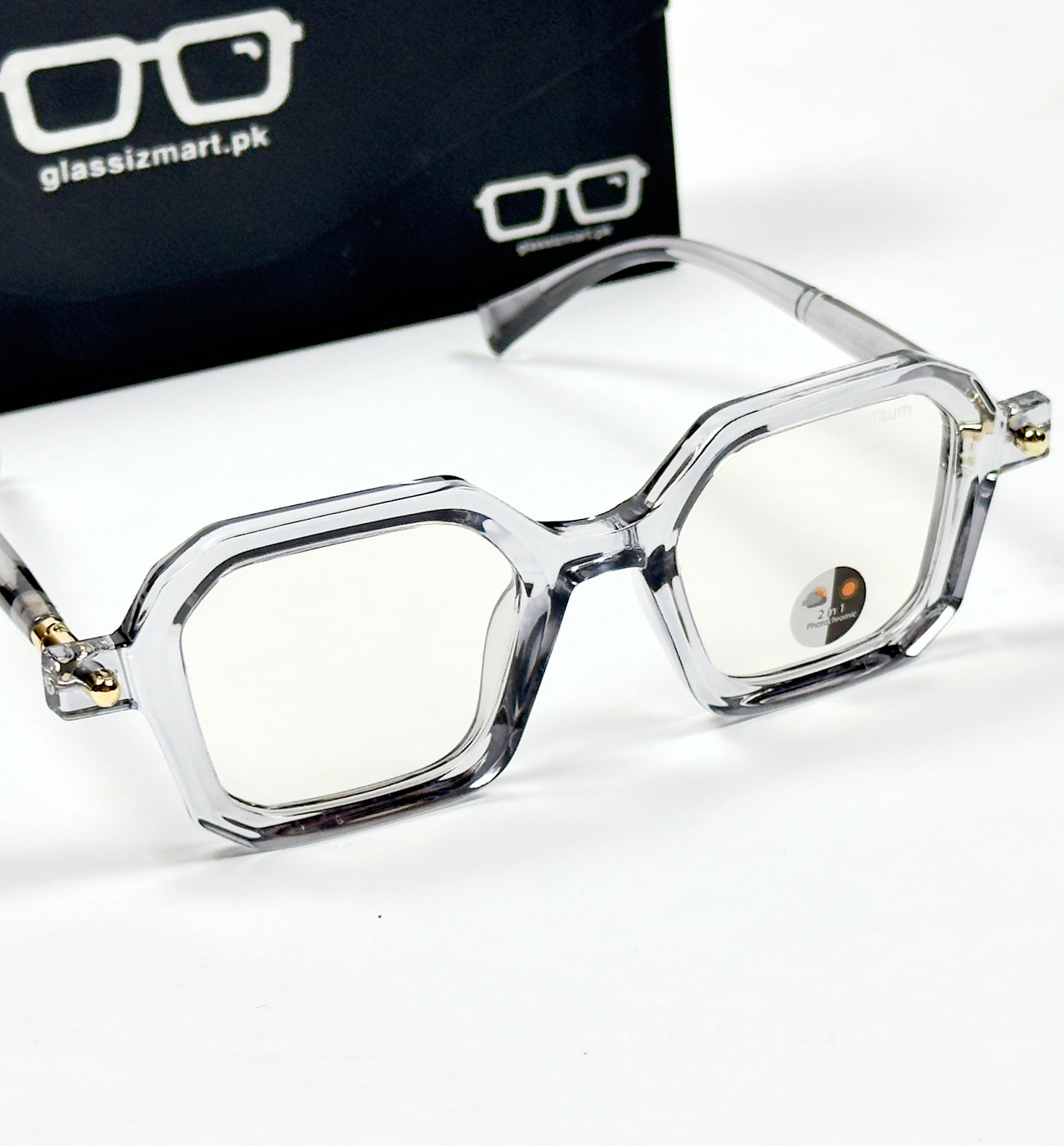 Moscot – P365 - 47 - Transparent Grey – Acetate – Optics - Unisex (Transition)