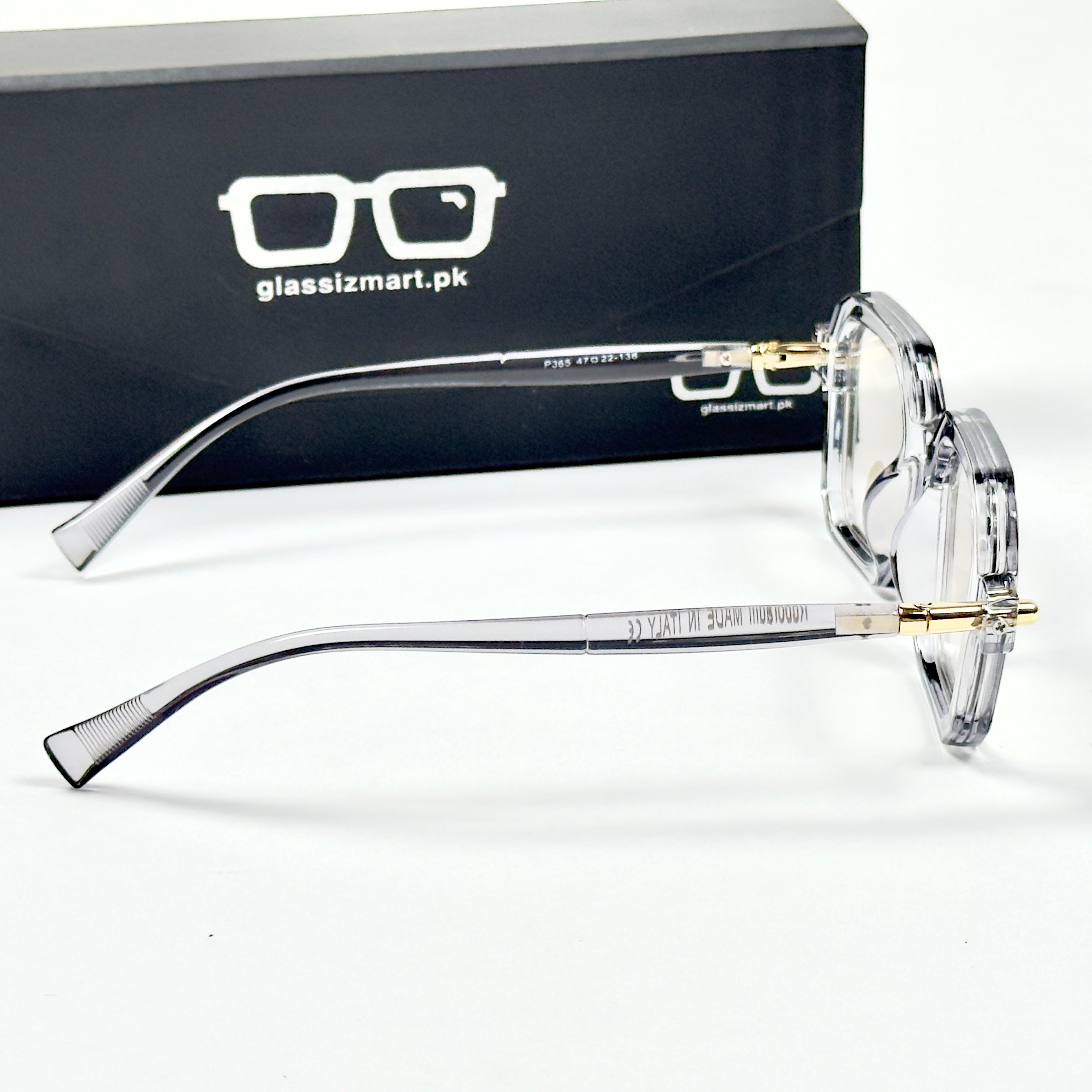 Moscot – P365 - 47 - Transparent Grey – Acetate – Optics - Unisex (Transition)
