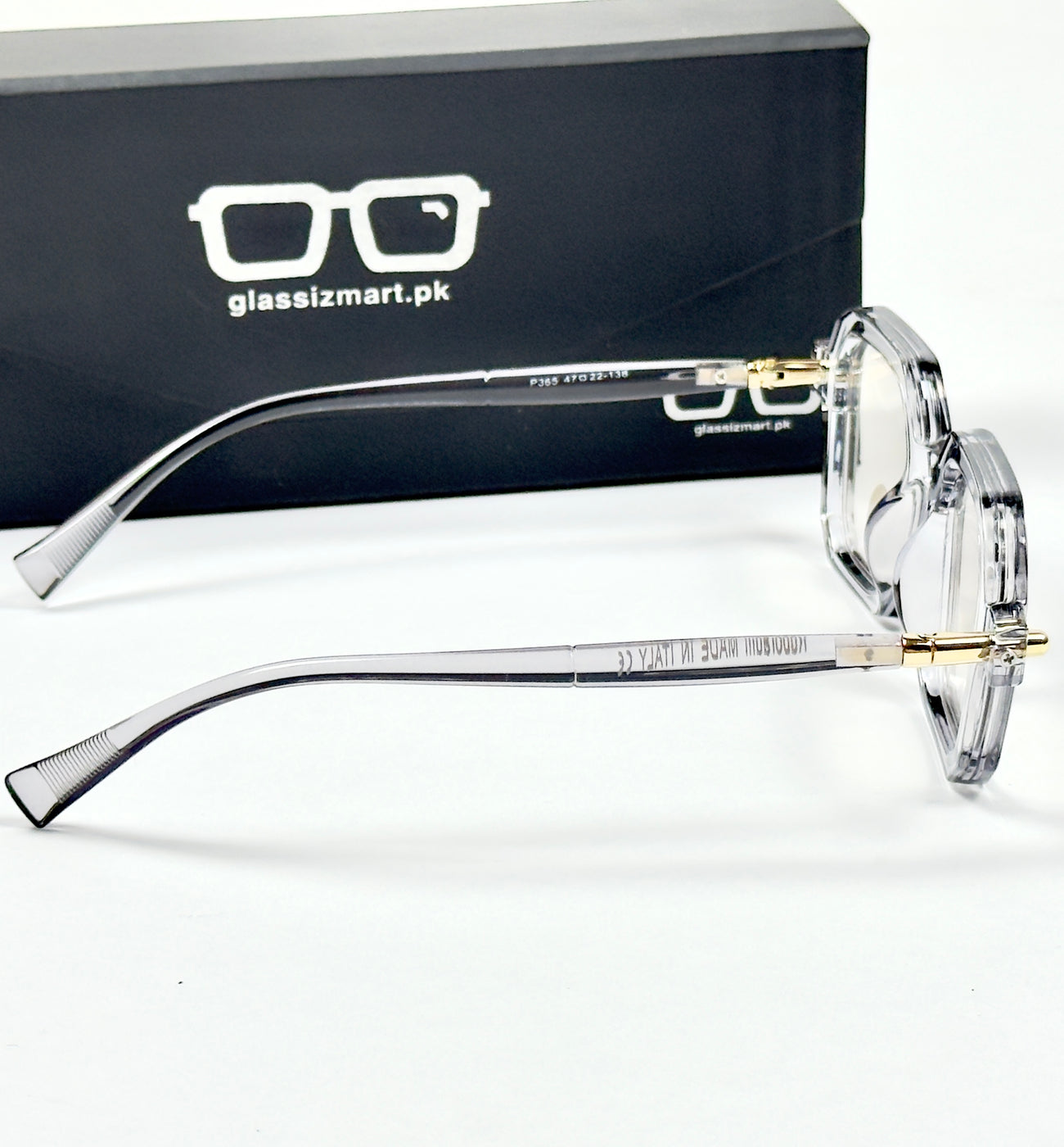 Moscot – P365 - 47 - Transparent Grey – Acetate – Optics - Unisex (Transition)