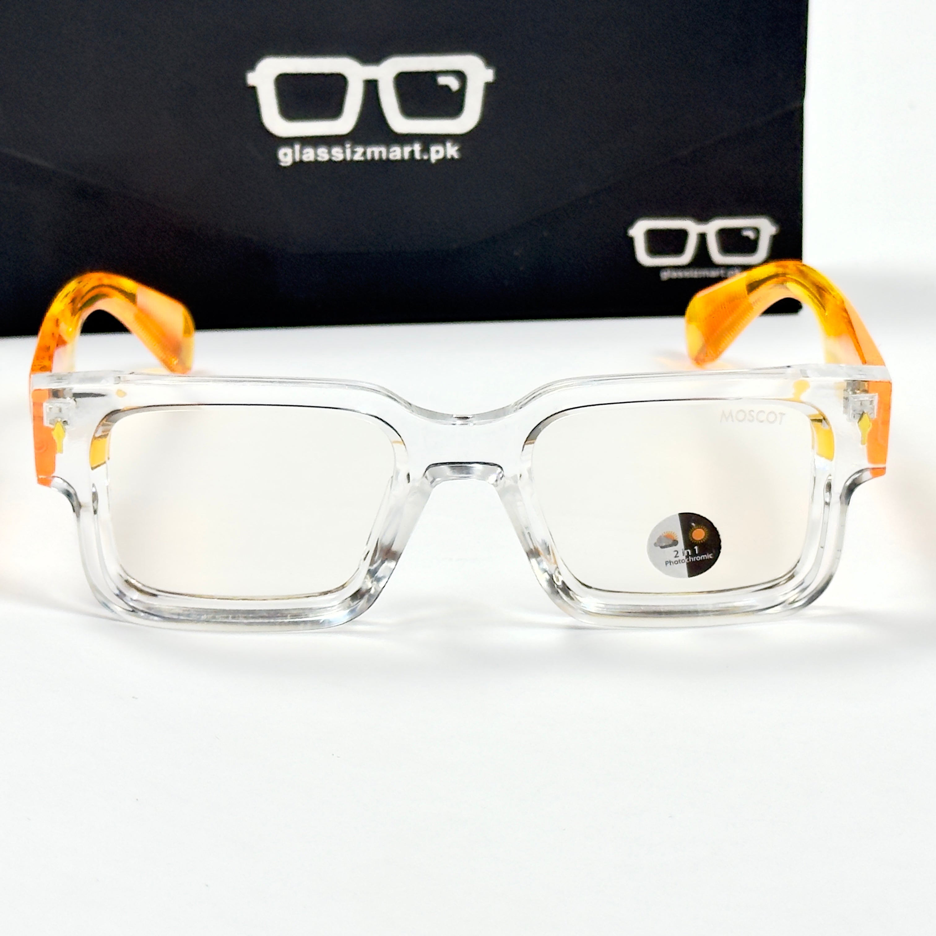 Moscot – P416 - 50 - Transparent Yellow – Acetate – Optics - Unisex (Transition)