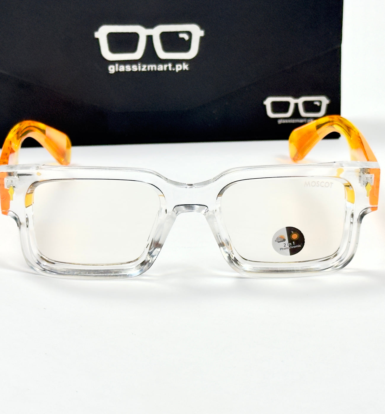 Moscot – P416 - 50 - Transparent Yellow – Acetate – Optics - Unisex (Transition)