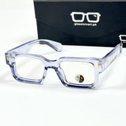 Moscot – P416 - 50 - Transparent Blue – Acetate – Optics - Unisex (Transition)