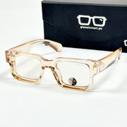Moscot – P416 - 50 - Transparent Orange – Acetate – Optics - Unisex (Transition)