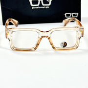 Moscot – P416 - 50 - Transparent Orange – Acetate – Optics - Unisex (Transition)