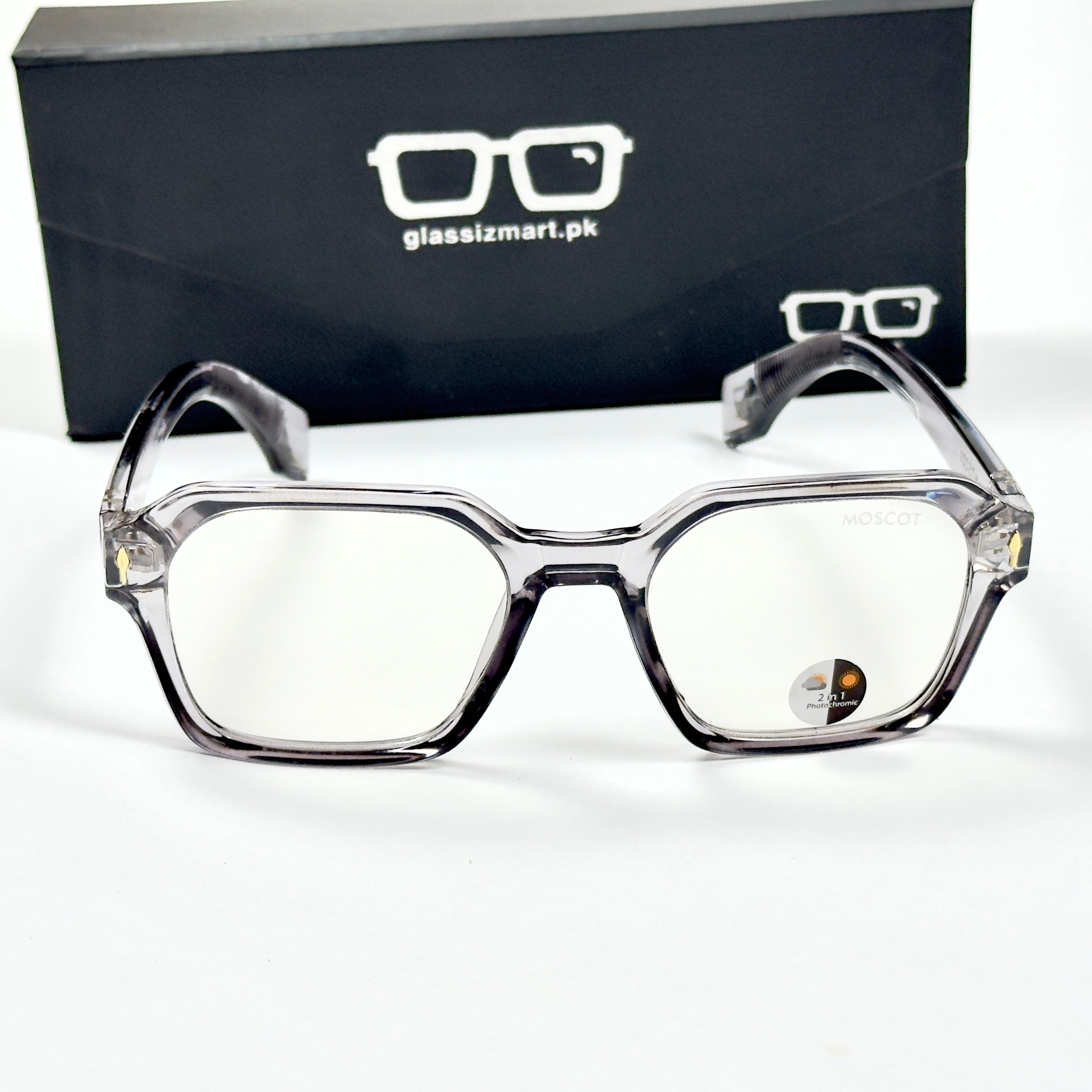 Moscot – P310 - 54 - Transparent Grey – Acetate – Optics - Unisex (Transition)