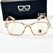 Moscot – P310 - 54 - Transparent Orange – Acetate – Optics - Unisex (Transition)