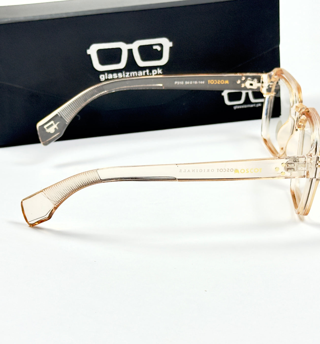 Moscot – P310 - 54 - Transparent Orange – Acetate – Optics - Unisex (Transition)
