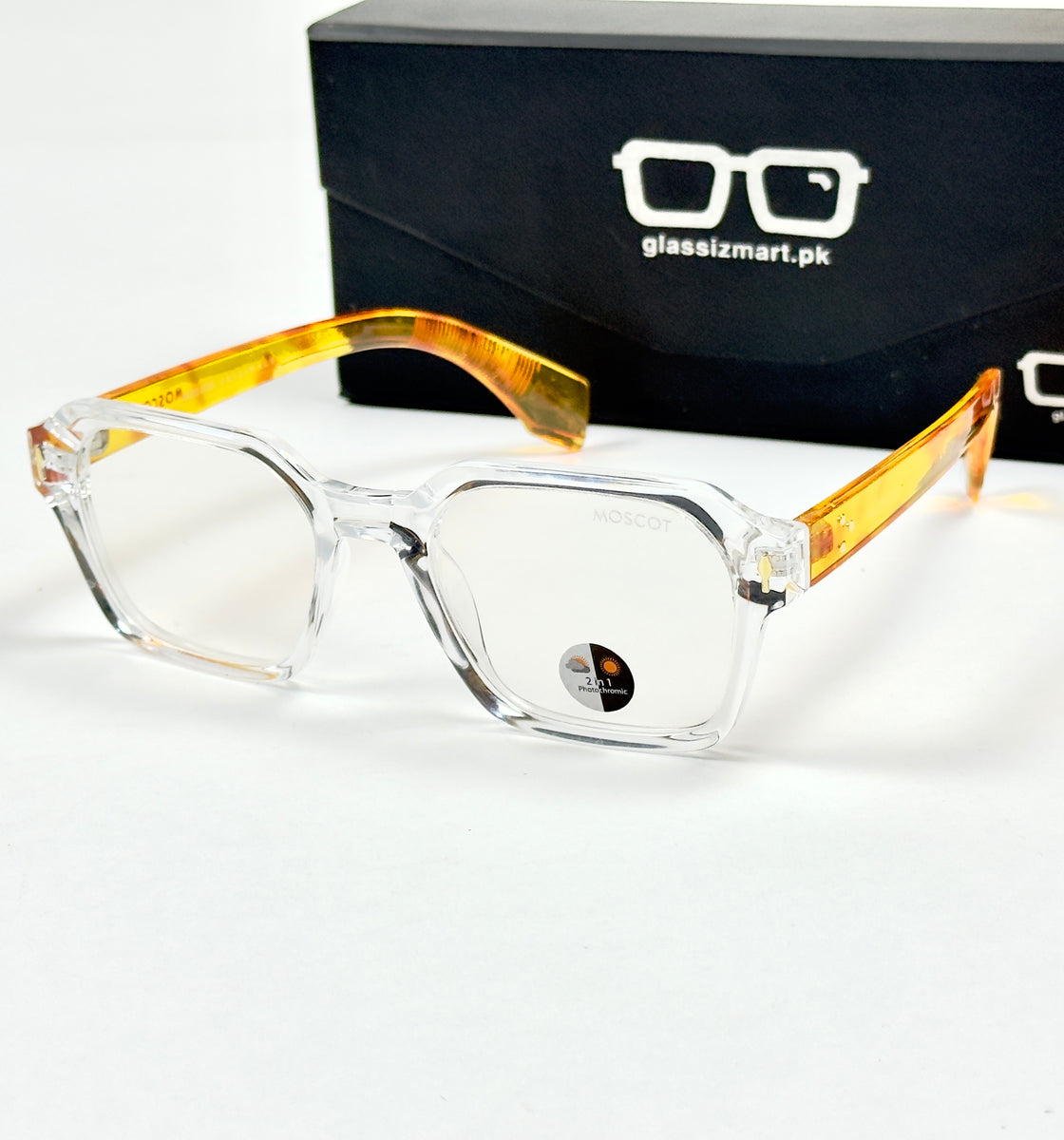 Moscot – P310 - 54 - Transparent Yellow – Acetate – Optics - Unisex (Transition)