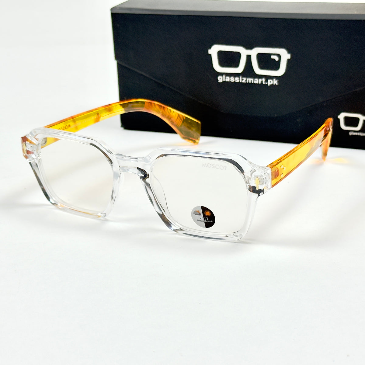 Moscot – P310 - 54 - Transparent Yellow – Acetate – Optics - Unisex (Transition)
