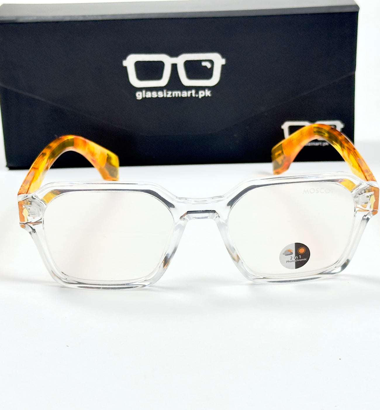 Moscot – P310 - 54 - Transparent Yellow – Acetate – Optics - Unisex (Transition)