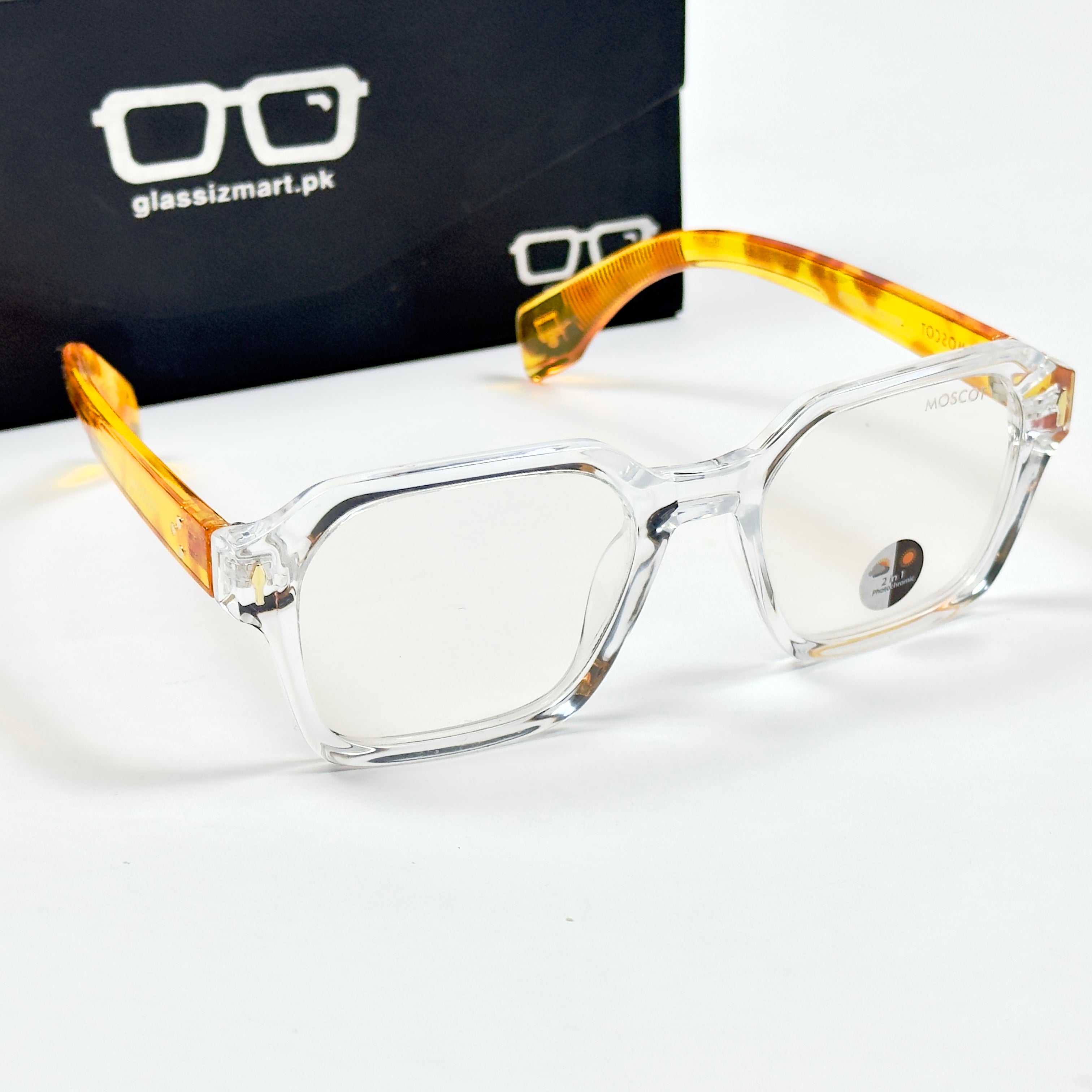 Moscot – P310 - 54 - Transparent Yellow – Acetate – Optics - Unisex (Transition)