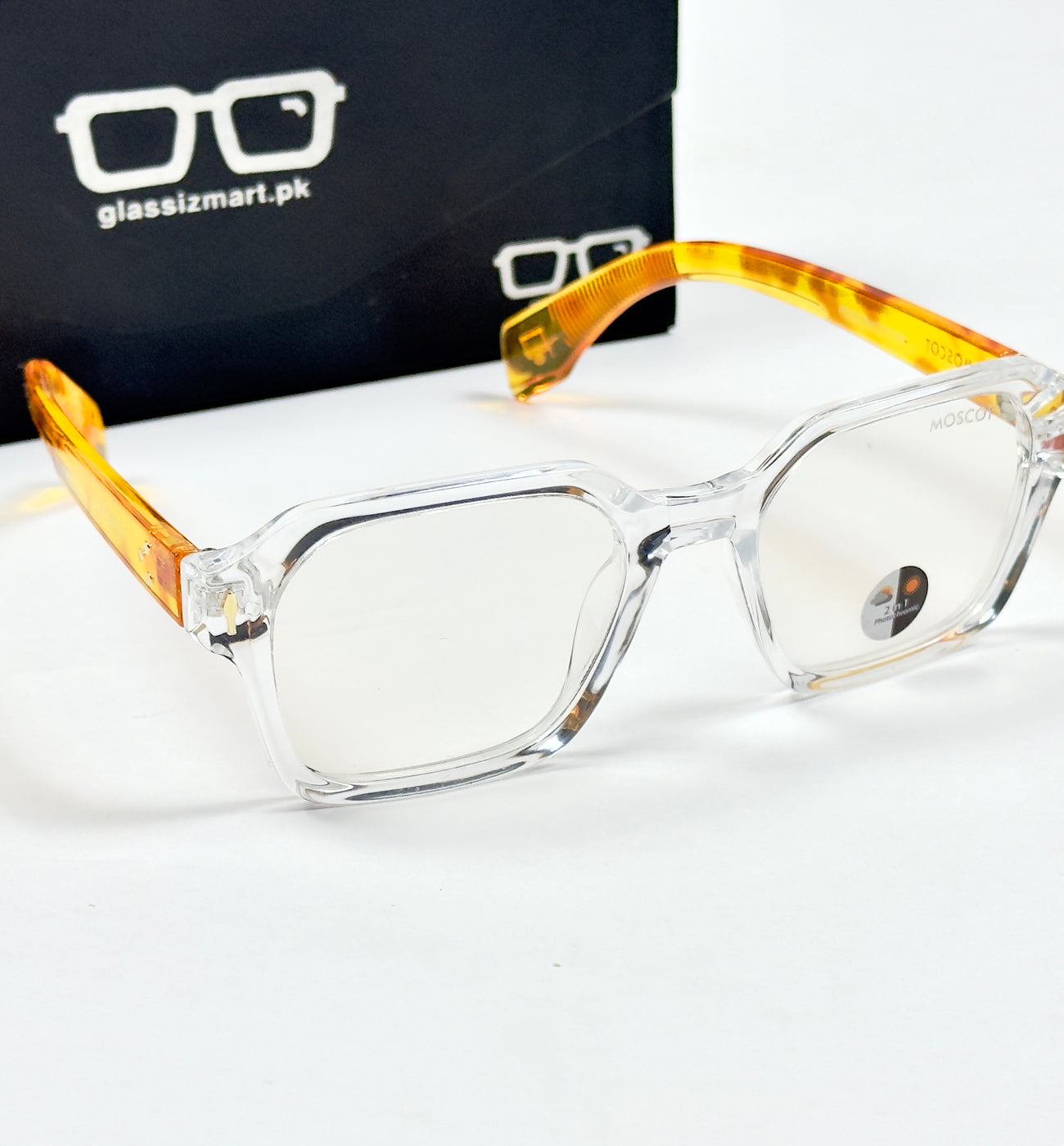 Moscot – P310 - 54 - Transparent Yellow – Acetate – Optics - Unisex (Transition)